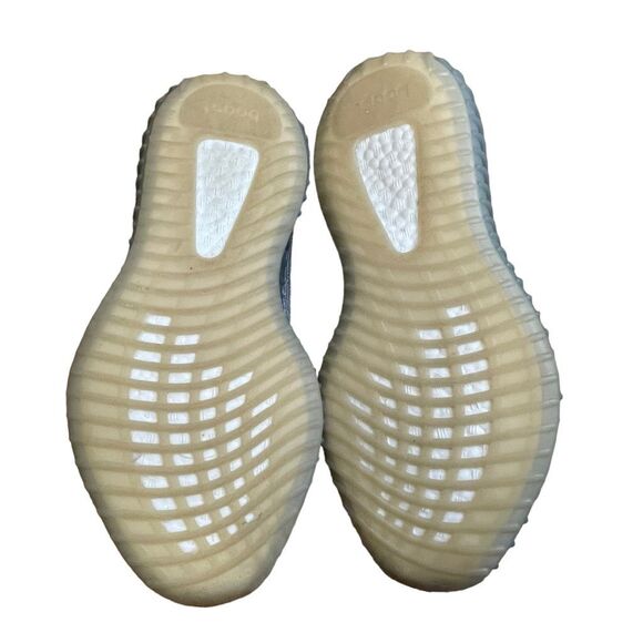 adidas Yeezy Boost 350 V2 Low Israfil Sneakers Grey Yellow Mesh Street 8.5 - Picture 9 of 14